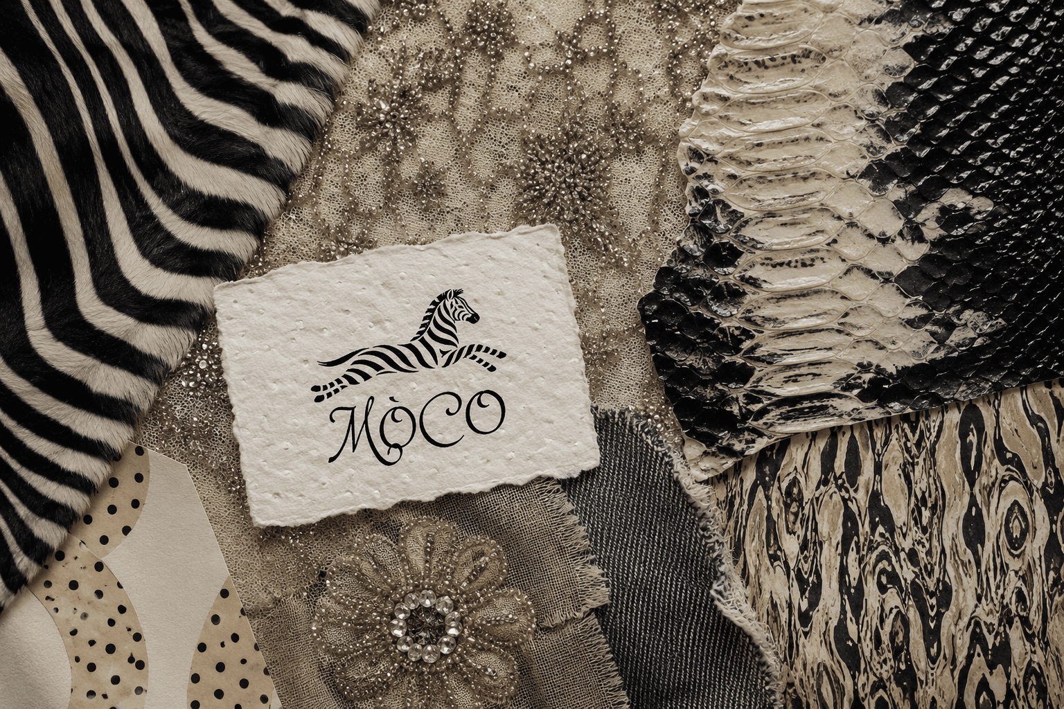 mòco studios — brand editorial flatlay