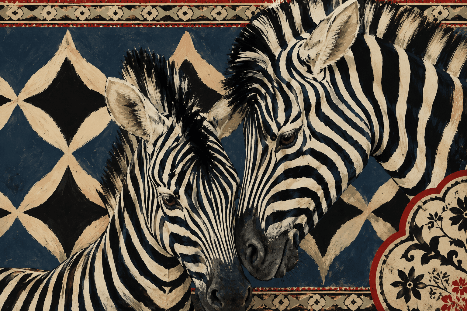 Twin zebras — the duality emblem